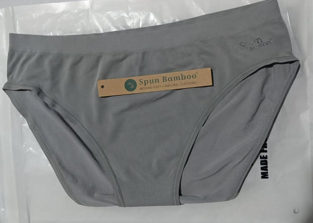 Back view of high-leg brief showing coverage and fit