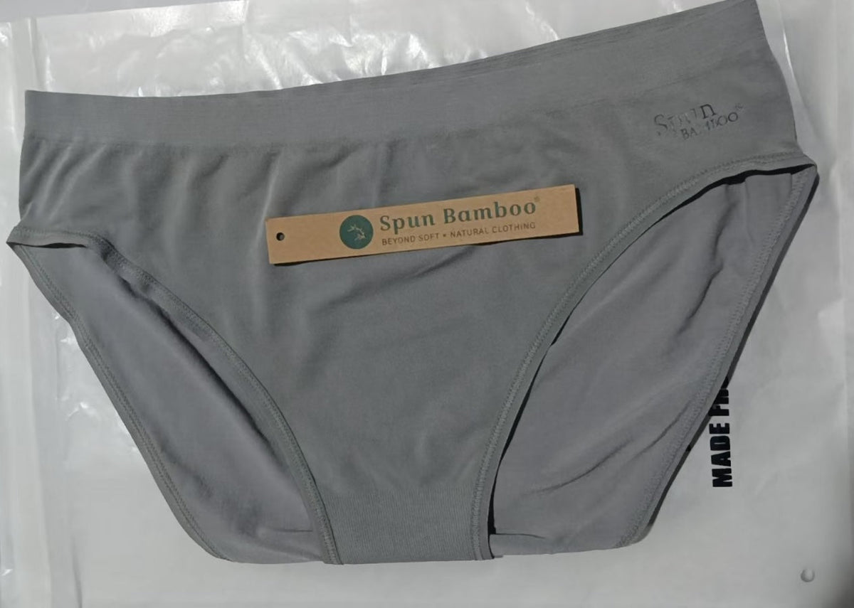 Back view of high-leg brief showing coverage and fit