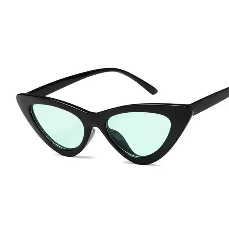 Modern Vintage Cateye Sunglasses Cool Women Retro Small Cat Eye Sun Glasses Elegant Designer Colorful Eyewear For Female Polarised Cat Eye Sunglasses for Women, 100% UV Protection Retro Narrow Pointy Cateye Womens Sunglasses