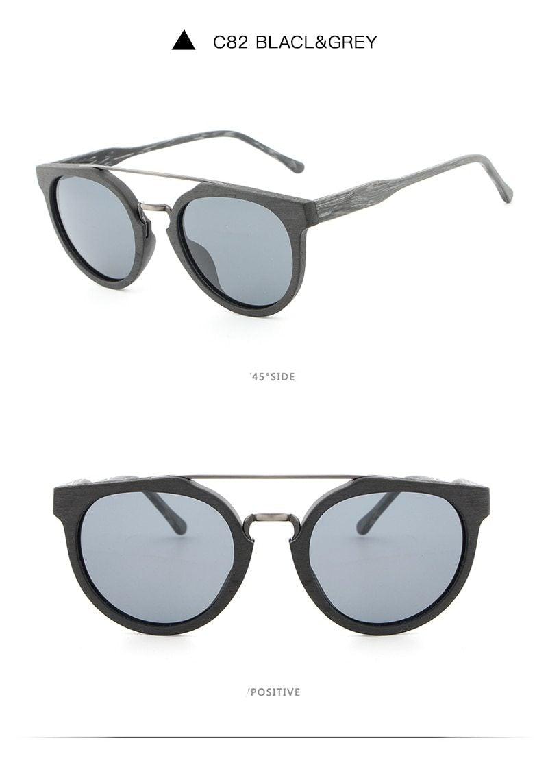 Polarized Wooden Coated Floating Sunglasses Mens Womens vintage Eyewear Popular Lightweight frames Elegant Vintage Acetate Wood Sunglasses For Men/Women New Colorful Frames Quality Frames
